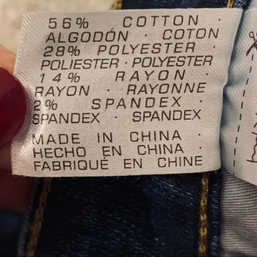 Unionbay High Rise Blue Camo Skinny Jeans 9 - Picture 12 of 16